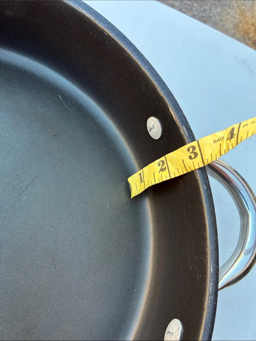 Wolfgang Puck Cafe Collection Stainless Steel Nonstick Fry Pan - Black Interior